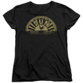 Sun Records Tattered Logo Womens T-Shirt