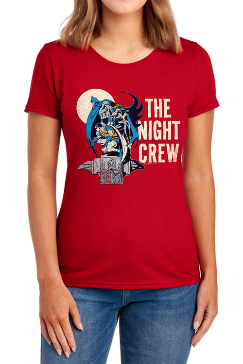DC Comics Night Crew Womens T-Shirt