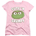 Sesame Street Cute N Grumpy Womens T-Shirt