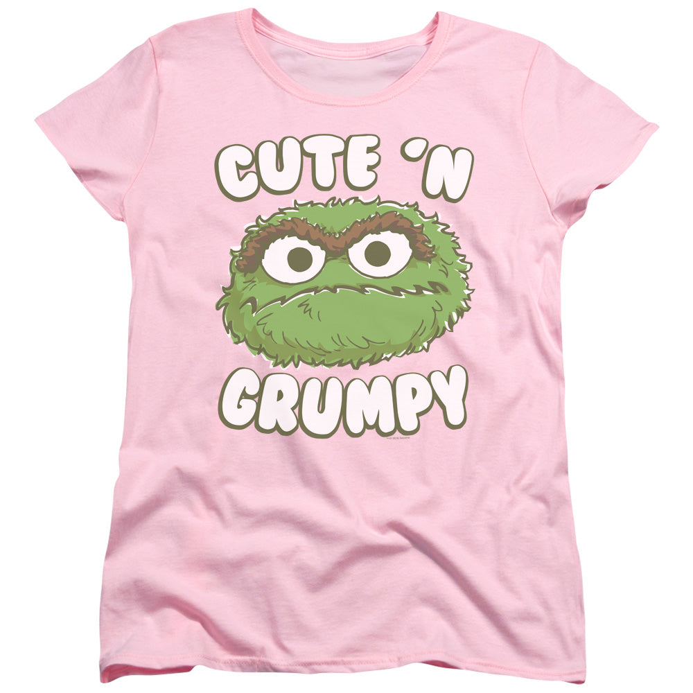 Sesame Street Cute N Grumpy Womens T-Shirt