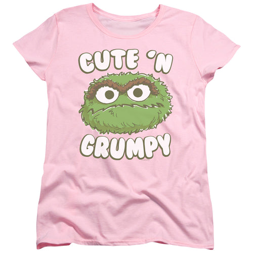 Sesame Street Cute N Grumpy Womens T-Shirt