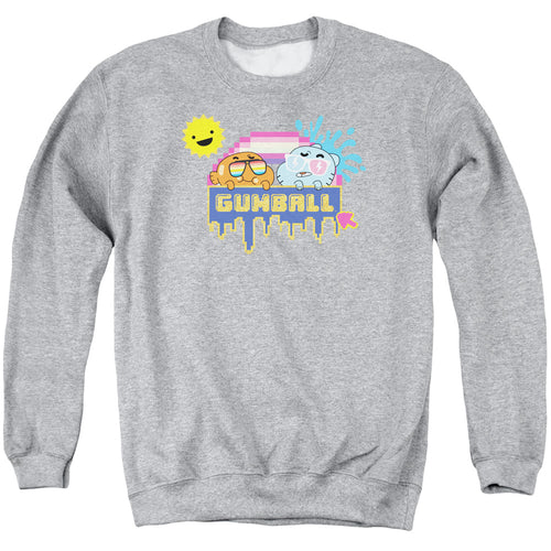 The Amazing World of Gumball Pixel Sunshine Logo Crewneck Sweatshirt