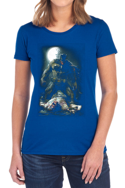 Batman Mudhole Womens T-Shirt