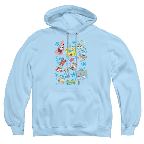 Spongebob Squarepants Character Faces Pullover Hoodie