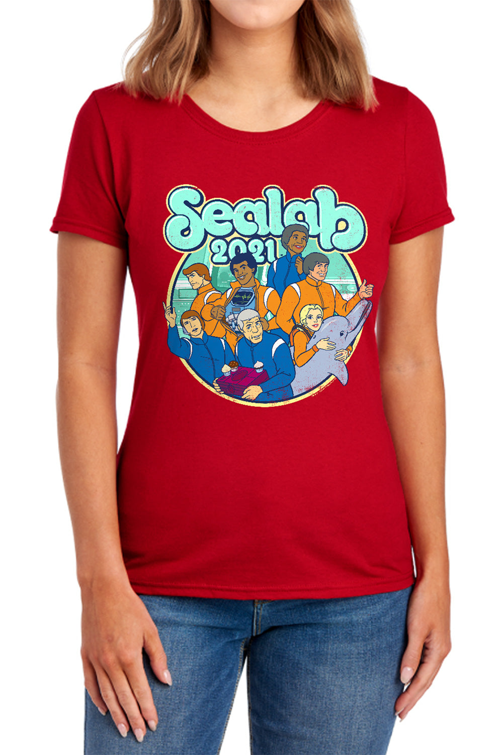 Sealab 2021 Gang's All Here Womens T-Shirt