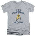 Star Trek Enterprise Collegiate Arch V-Neck T-Shirt