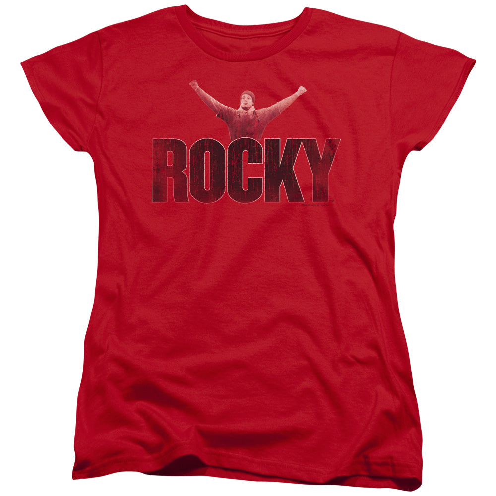 Rocky Victory Distressed Womens T-Shirt