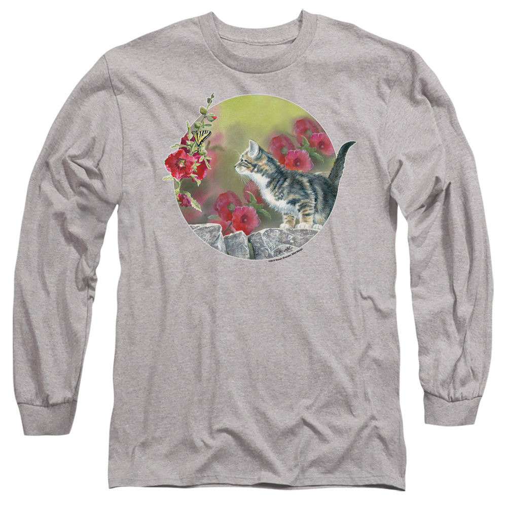 Wild Wings Kitten Flowers Long Sleeve T-Shirt