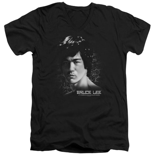 Bruce Lee In Your Face V-Neck T-Shirt