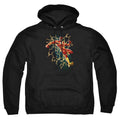Justice League Flash Symbol Knockout Pullover Hoodie