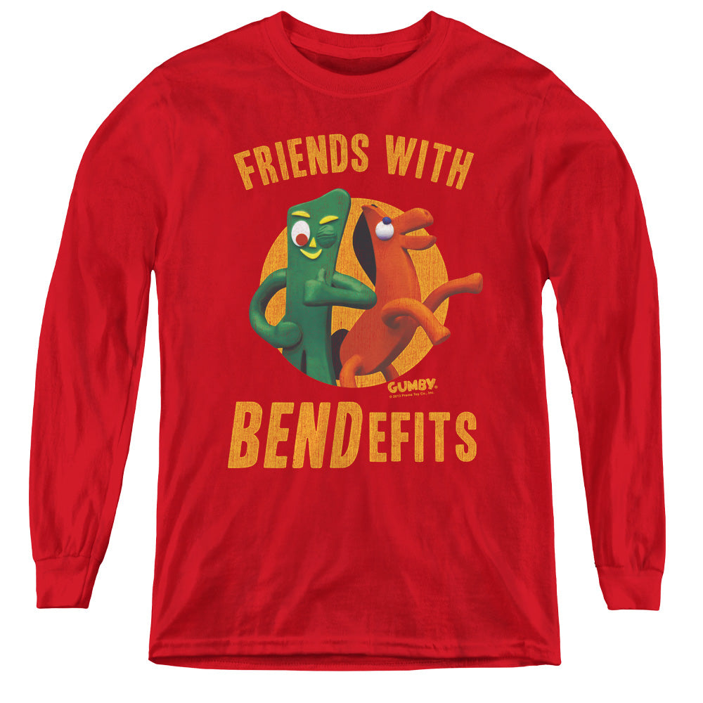 Gumby Bendefits Youth Long Sleeve T-Shirt