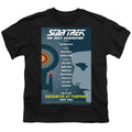 Star Trek Encounter at Farpoint Part Two Black Youth/Toddler T-Shirt