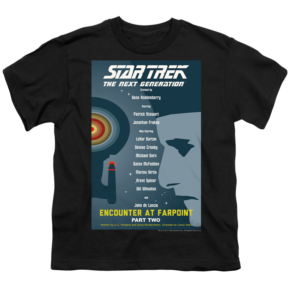 Star Trek Encounter at Farpoint Part Two Black Youth/Toddler T-Shirt