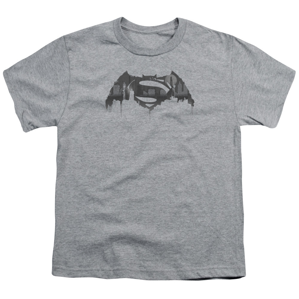 Batman v Superman Cityscape Logo Youth/Toddler T-Shirt