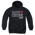 The Goonies Sloth Loves Chunk Youth Hoodie