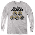 Black Adam Black Adam Contrast Group Youth Long Sleeve T-Shirt