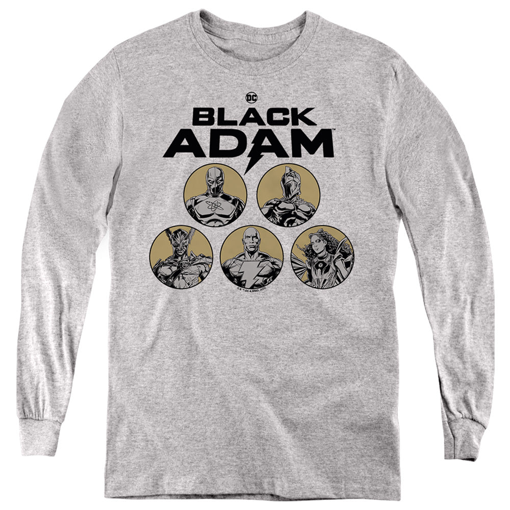 Black Adam Black Adam Contrast Group Youth Long Sleeve T-Shirt