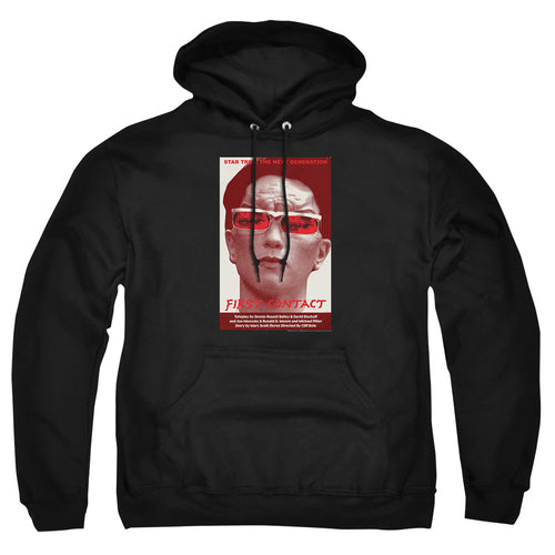 Star Trek First Contact Black Pullover Hoodie