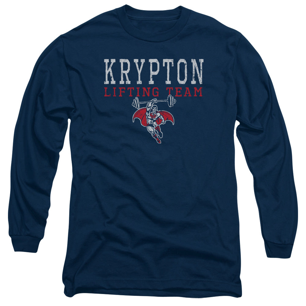DC Comics Krpton Lifting Long Sleeve T-Shirt