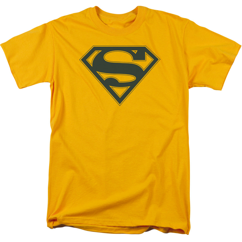 Superman Navy & Gold Shield Gold T-Shirt