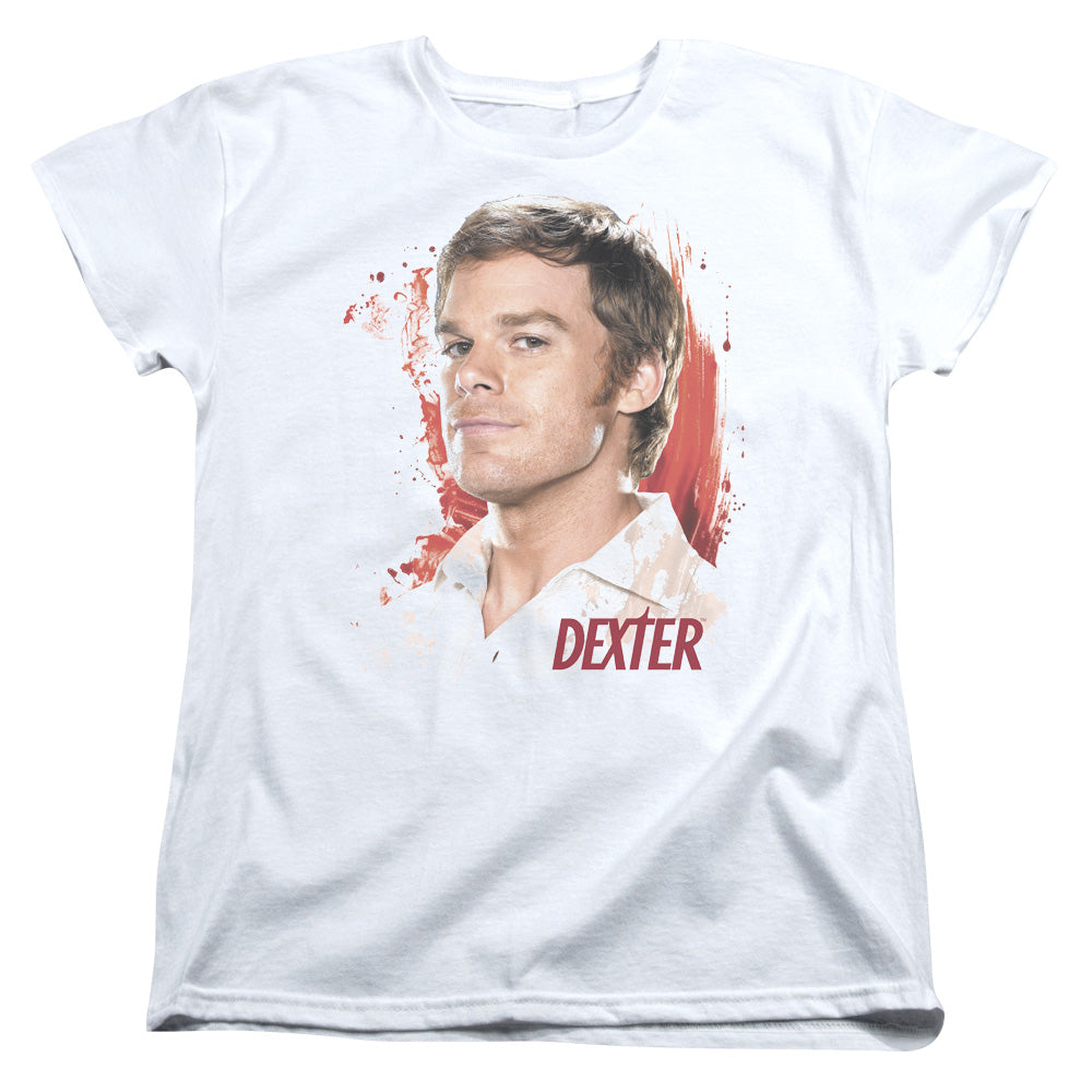 Dexter Blood Splatter Womens T-Shirt