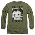 Betty Boop Camo Glamour Long Sleeve T-Shirt