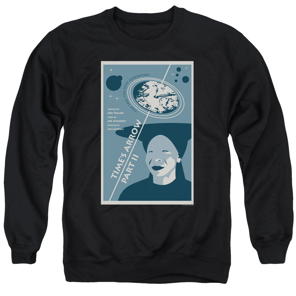 Star Trek Time's Arrow Part II Black Crewneck Sweatshirt