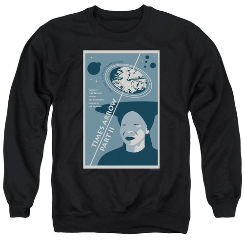 Star Trek Time's Arrow Part II Black Crewneck Sweatshirt