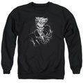 Batman Jokers Splatter Smile Crewneck Sweatshirt