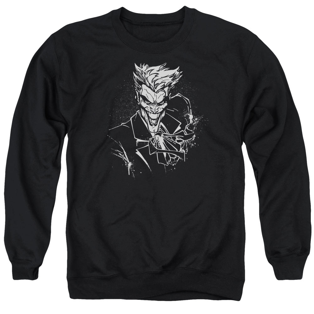 Batman Jokers Splatter Smile Crewneck Sweatshirt