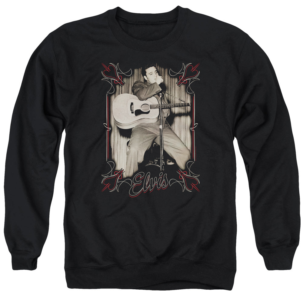 Elvis Presley Elvis Pinstripes Crewneck Sweatshirt