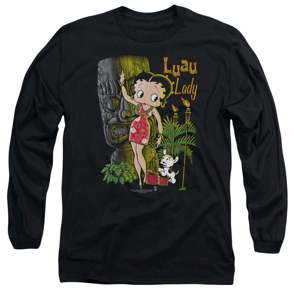 Betty Boop Luau Lady Long Sleeve T-Shirt