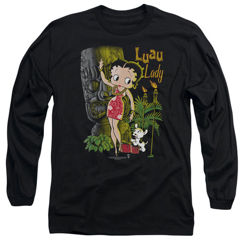 Betty Boop Luau Lady Long Sleeve T-Shirt