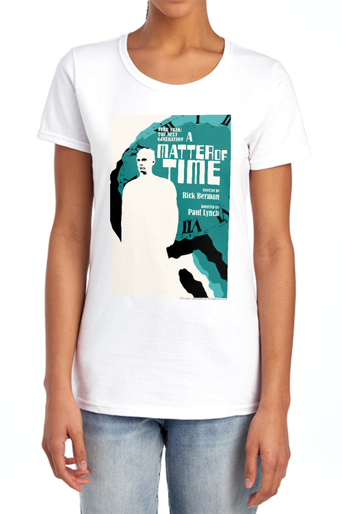 Star Trek A Matter of Time Womens T-Shirt