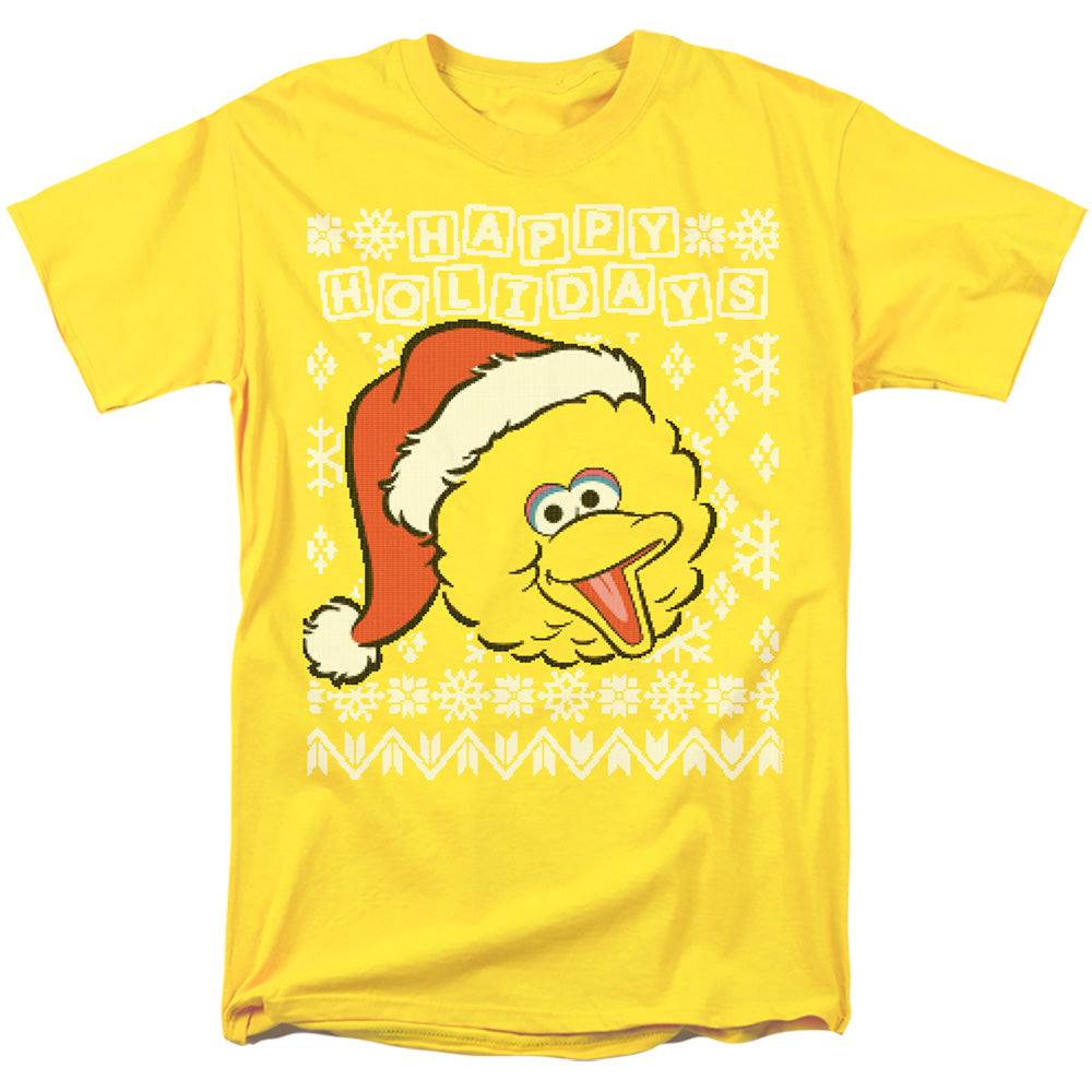 Sesame Street Big Bird Ugly Christmas T-Shirt
