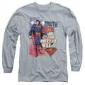 Superman Truth Justice Long Sleeve T-Shirt