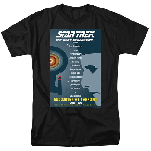 Star Trek Encounter at Farpoint Part Two Black T-Shirt