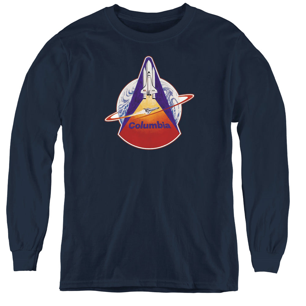 NASA STS-1 Mission Patch Youth Long Sleeve T-Shirt