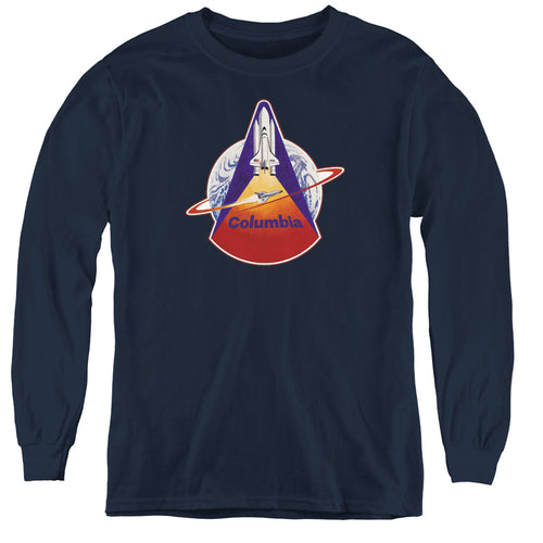 NASA STS-1 Mission Patch Youth Long Sleeve T-Shirt
