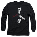 Bruce Lee The Dragon Awaits Long Sleeve T-Shirt