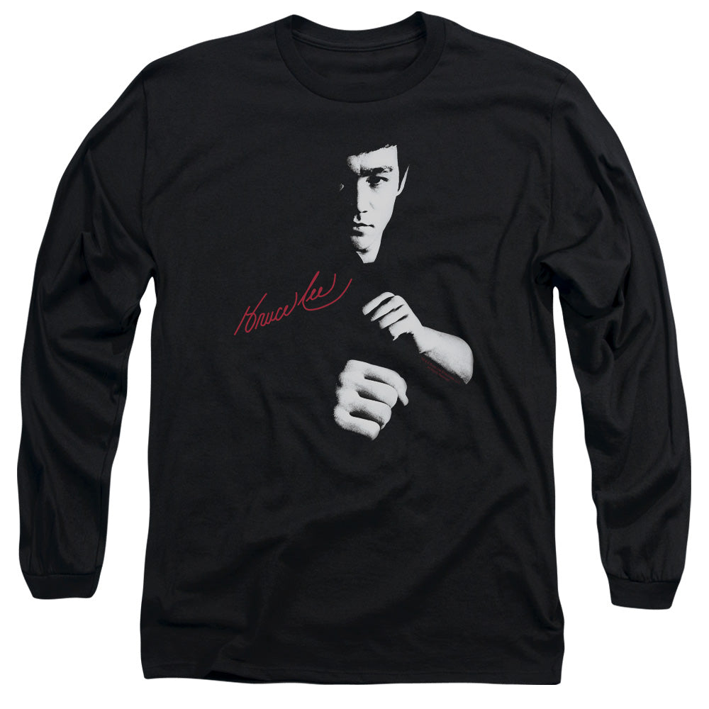 Bruce Lee The Dragon Awaits Long Sleeve T-Shirt