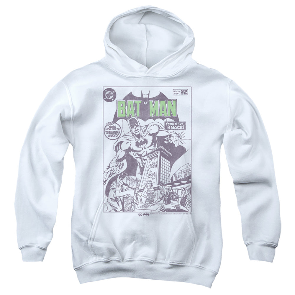 Batman Yesterday's Heroes Cover Youth Hoodie