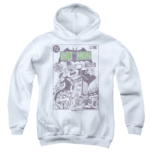 Batman Yesterday's Heroes Cover Youth Hoodie