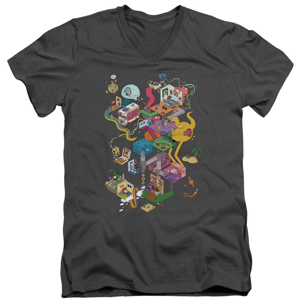 Uncle Grandpa Inside the RV V-Neck T-Shirt
