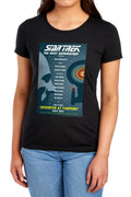 Star Trek Encounter at Farpoint Part One Black Womens T-Shirt