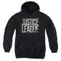 Justice League Metal Logo Youth Hoodie