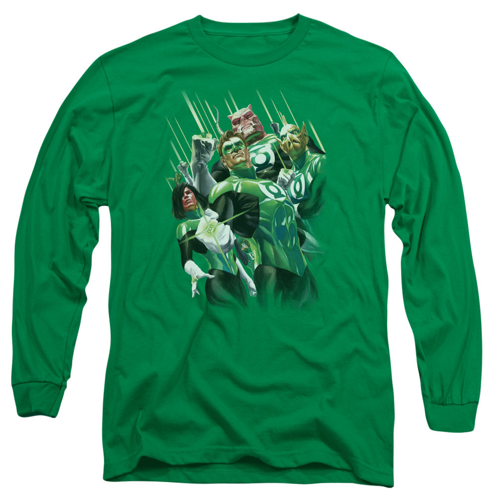 Green Lantern Power Of The Rings Long Sleeve T-Shirt