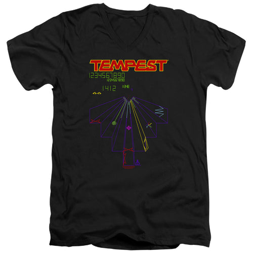 Atari Tempest Screen V-Neck T-Shirt