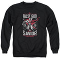 Batman v Superman False God Or Savior Crewneck Sweatshirt