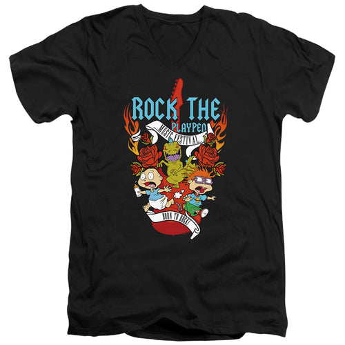 Rugrats Rock the Playpen Music Festival V-Neck T-Shirt